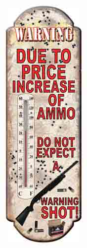 Rivers Edge Thermometer - Durable Tin Weather Instrument