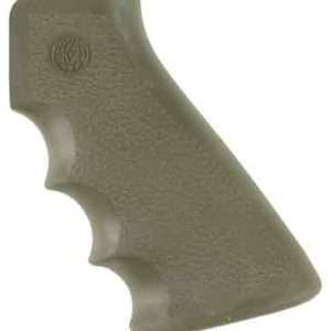 Hogue AR-15 Rubber Grip Handle in OD Green