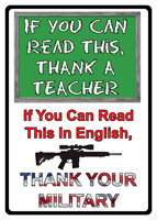 Rivers Edge Tin Sign "If You Can Read This Sign" 12"x17" - Weatherproof and Versatile