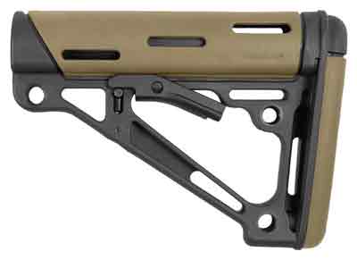 FDE Rubber Commercial Collapsible Stock for AR-15