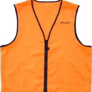 Blaze Orange Large Hunting Vest with 2 Front Pockets