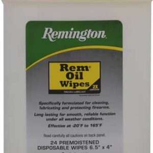 Remington Rem Oil Gun Wipes 24 Pack - Convenient, Effective Cleaning