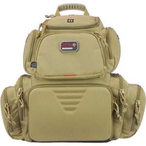 GPS Handgunner Backpack Tan | Hands-free Transportation, Secure Storage