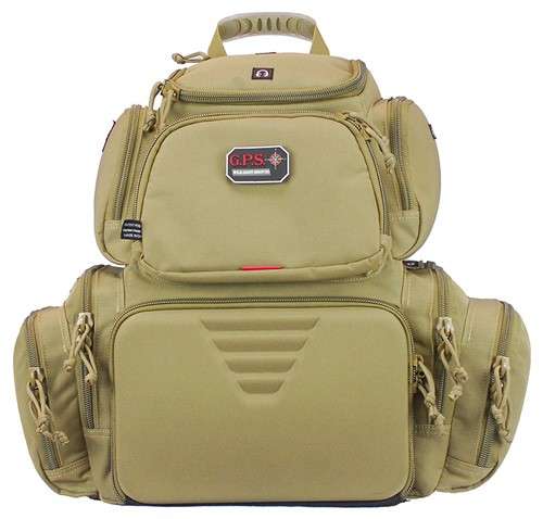 GPS Handgunner Backpack Tan | Hands-free Transportation, Secure Storage