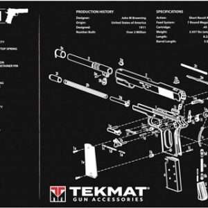 11"X17" 1911 Pistol TekMat Armorers Bench Mat
