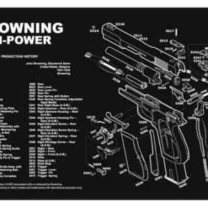 11"x17" BROWNING HI-POWER TekMat Armorers Bench Mat