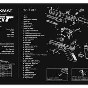 TekMat Armorers Bench Mat for Glock 17 G3