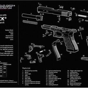 TekMat Armorers Bench Mat for Glock G4 Black