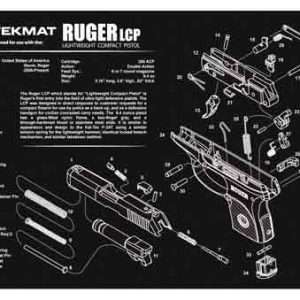 11"x17" Ruger LCP Pistol Tekmat Armorers Bench Mat