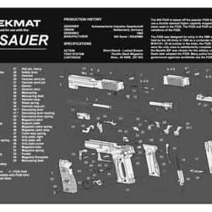 11"x17" Sig Sauer P226 Pistol Cleaning Mat