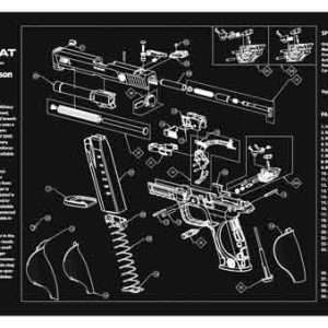 11"x17" S&W M&P Pistol Armorers Bench Mat