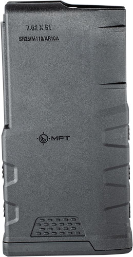 MFT Magazine AR10/SR25 7.62x51, 20rd Black Polymer