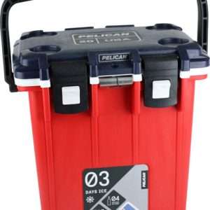 Elite Red/White/Blue 20 Quart Cooler with Superior Ice Retention