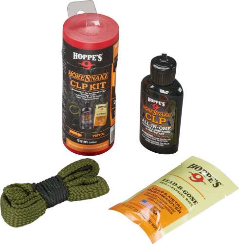 Hoppes BoreSnake Cleaning Kit for 9mm Pistols