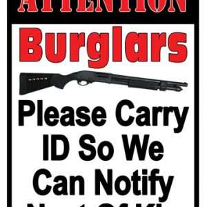 12x17 Rivers Edge Embossed Sign Tin Weatherproof
