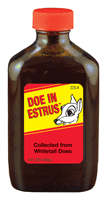 WRC Deer Lure Doe-in-Estrus 4 fl. oz. Bottle - Natural Whitetail Buck Attractant