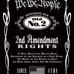 We The People Whiskey Sign - Patriotic Decor