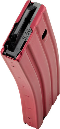 Red Finish Aluminum AR15 30rd Magazine - Lightweight Durable