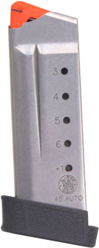 S&W M&P45 Shield Magazine, Blued Steel, 7 Rounds