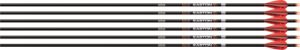 Easton Arrow 6.5mm Match Grade 340 W/3" AAE Hybrid Vanes