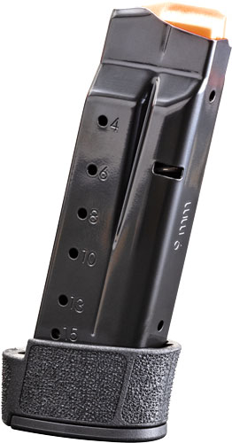 S&W M&P9 Shield Plus Magazine, 9mm, 15rd, Black