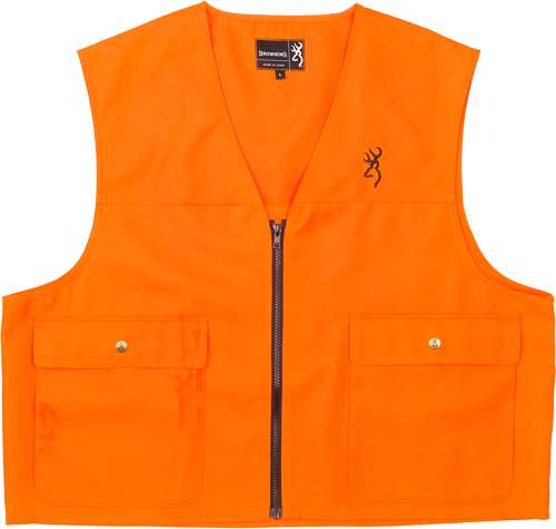Browning Blaze Orange Safety Vest Buck - Stay Visible Outdoors