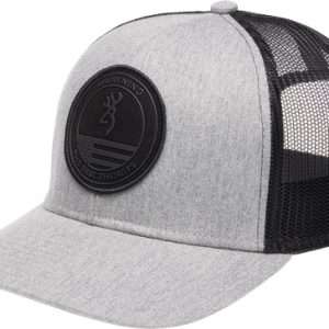 Browning Cap Meyer Circle Gray/Black Adjustable Patch UV Protection