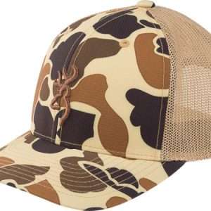 Browning Cap Cupped Up Mesh110 Vintage Tan Snapback