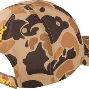 Browning Vintage Tan Camo Velcro Cap Buckmark