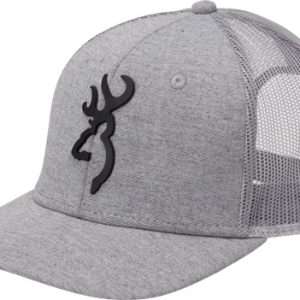 Browning Cap Turley Buck Mark Gray Adjustable Snapback