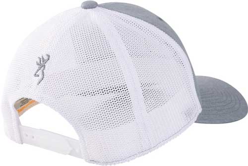 Heather Gray Hex Patch Snapback Cap - Browning