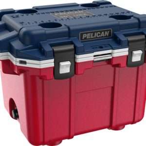 Pelican Coolers IM 30 Quart Elite Red/Blue Lid