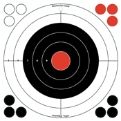 BULL'S-EYE 5 TARGETS - Precision Shooting Practice Tool
