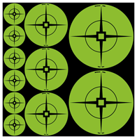 B/C Target Spots Assortment - 1"-60/2"-30/3"-20