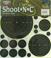 B/C Target Shoot-N-C Assorted Set: 50 Targets, 50 Pasters