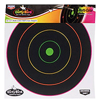 Color Bull's-Eye 10 Targets, 12" Diameter, Pack of 10