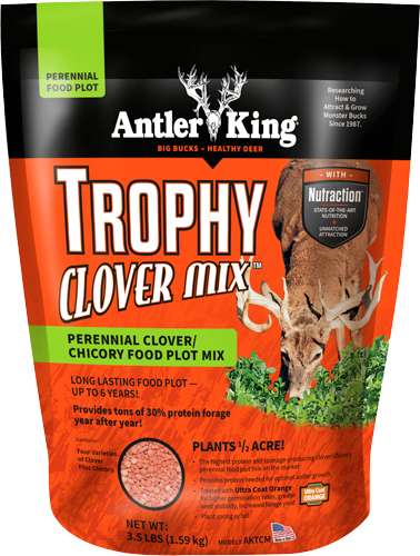 Antler King Trophy Clover: Premium 3.5lb Bag for 1/2 Acre