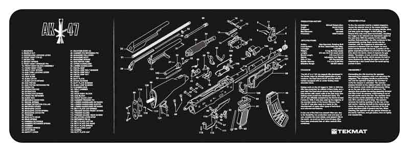 12x36 AK-47 Cleaning Mat - Protect Your Firearm
