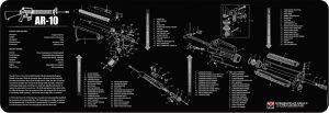 TekMat AR-10 Black Bench Mat - Premium Quality