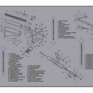 TekMat Armorers Bench Mat for AR-15 Grey