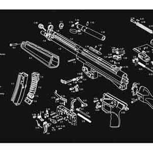 12x36 HECKLER & KOCH MP5 Armorers Bench Mat