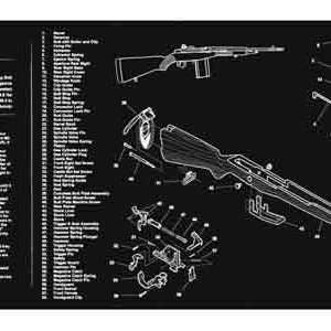 TekMat Armorers Bench Mat for M14/M1A, 12x36 in