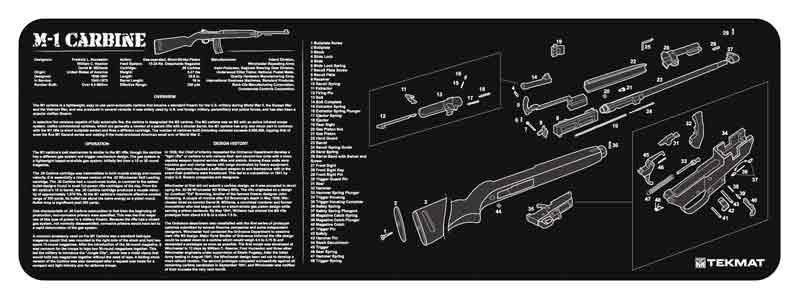 12"x36" M1 Carbine TekMat Armorers Bench Mat
