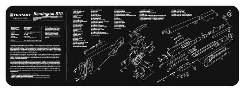 12"X36" REMINGTON 870 Gun Cleaning Mat