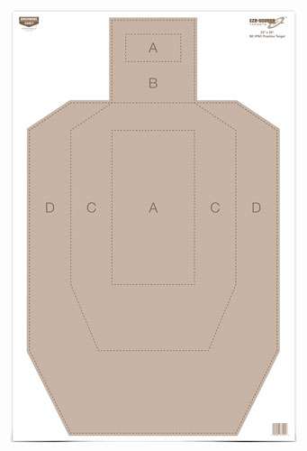 B/C Target Eze-Scorer 23"x35" IPSC Practice 5 Targets