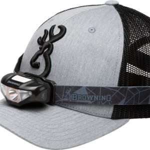 Browning Gray/Black Cap with 100 Lumen Light