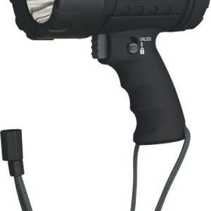 850 Lumens Rechargeable Black LED Spotlight