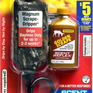 WRC Deer Lure Golden Scrape 4 fl oz Scrape Dripper Combo