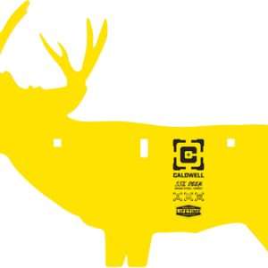 3/8" AR500 Steel Yellow Deer Target for Precision Shooting