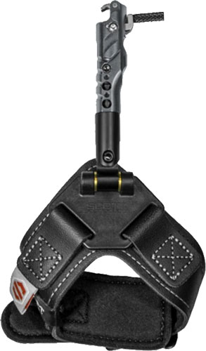 Swivel Stem Black Leather Archery Release - Scott Ghost Hook